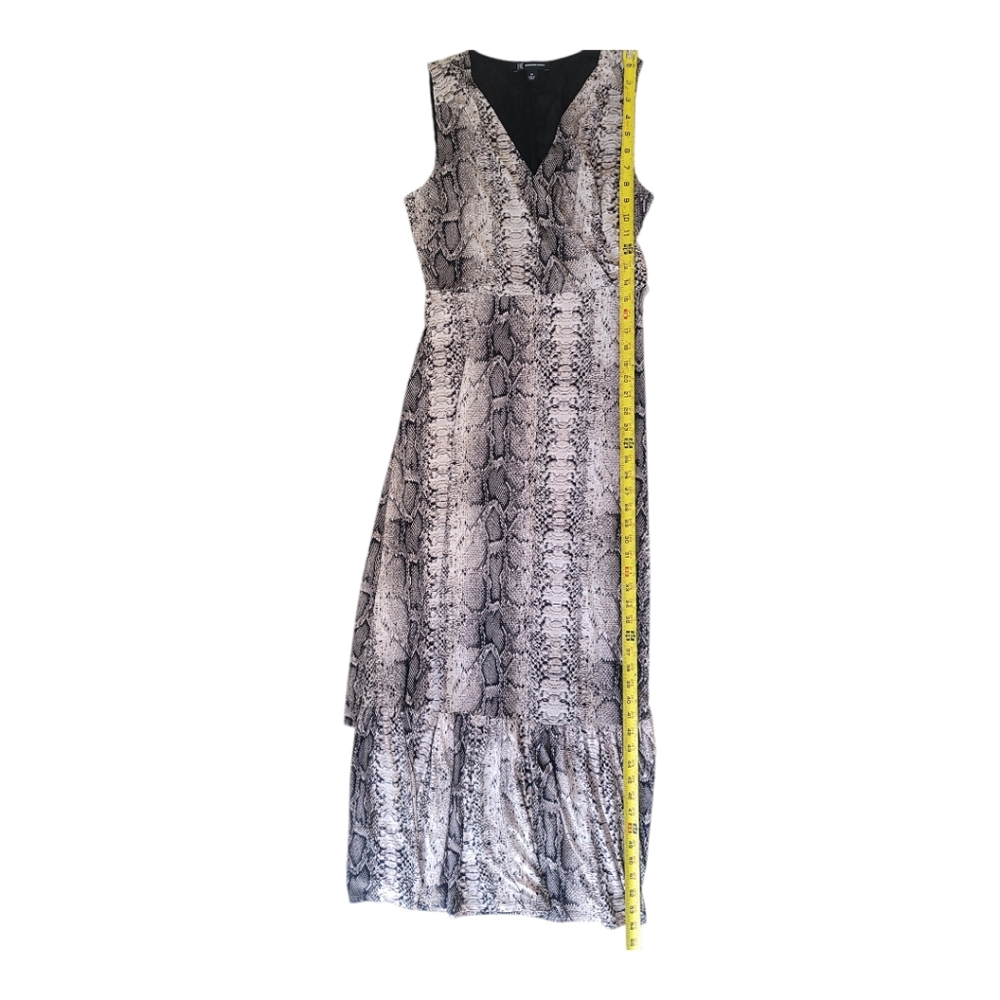 INC International Concepts Animal Print Size M Beige/Brown Maxi Dress